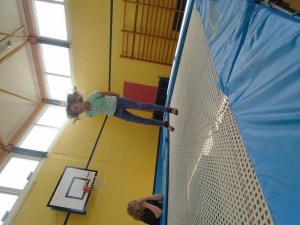 Bouncing really high