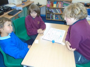 Playing maths games David is puzzled!